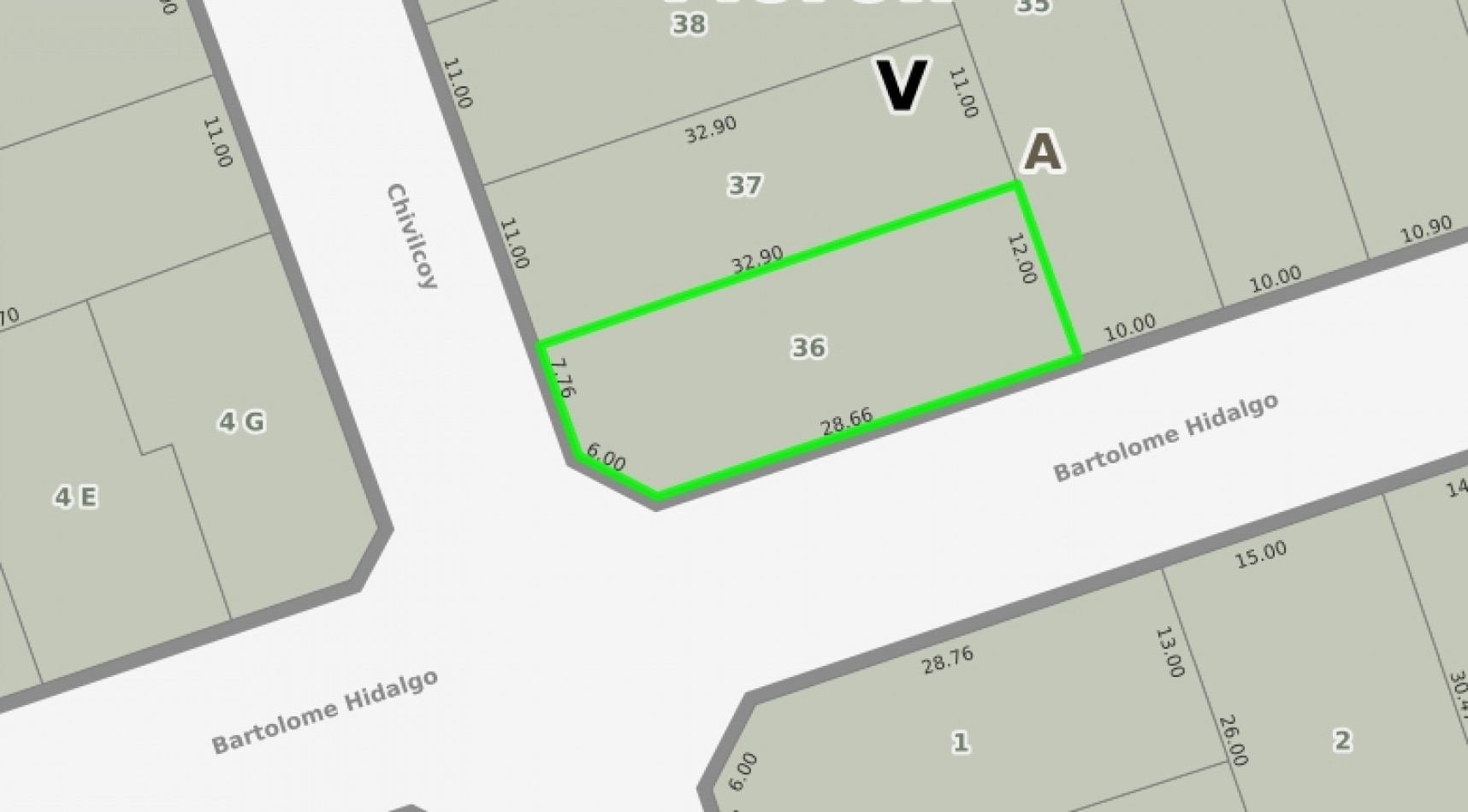 Lote en zonificacion RI