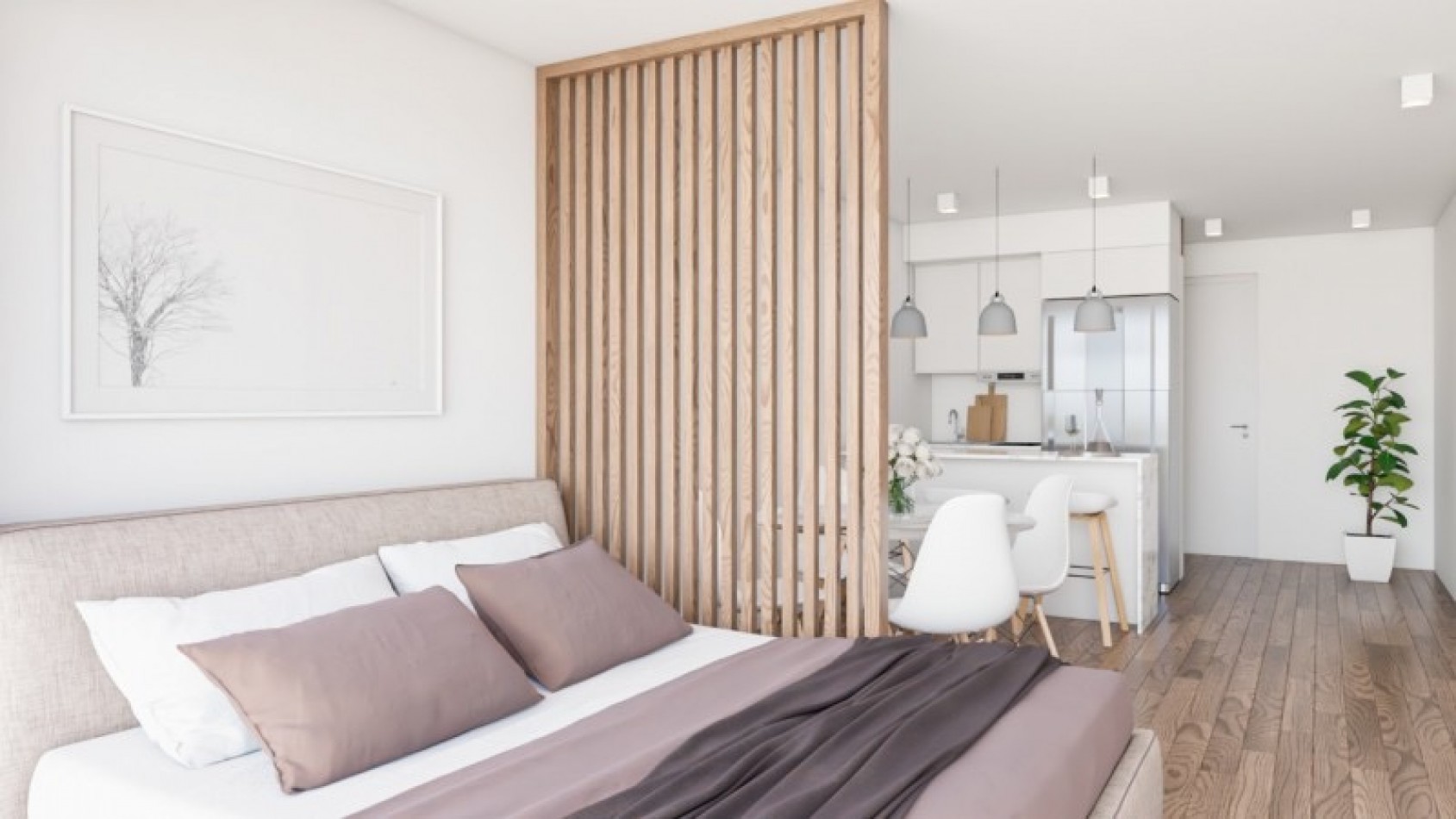 Monoambiente de 36 metros 