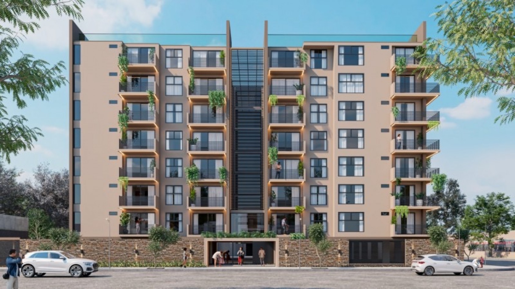 Monoambiente de 36 metros 